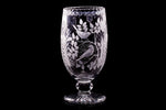 Edinburgh Crystal 'Warblers Vase'.