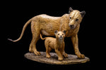 Vintage Lioness and Cub