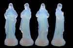 C1920 Ettling Opalescent Glass Jesus Figure.