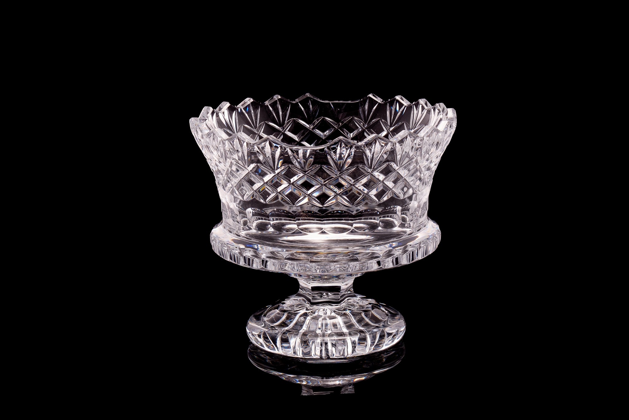 Irish Crystal Footed Bowl.