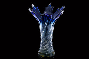 Mid Century Italian Murano Art Glass Vase.