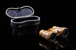 French Brass and Mother of Pearl  Opera Glasses