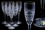 Vintage Waterford Crystal Champagne Flutes