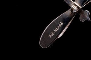 Mid Century Silver Dragonfly.