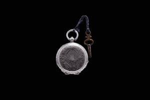 Edwardian Ladies Sterling Silver Pocket Watch.