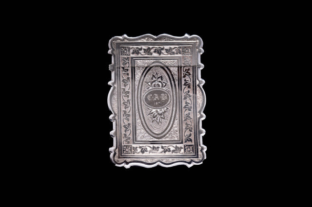 Victorian Sterling Silver  Calling Card Case