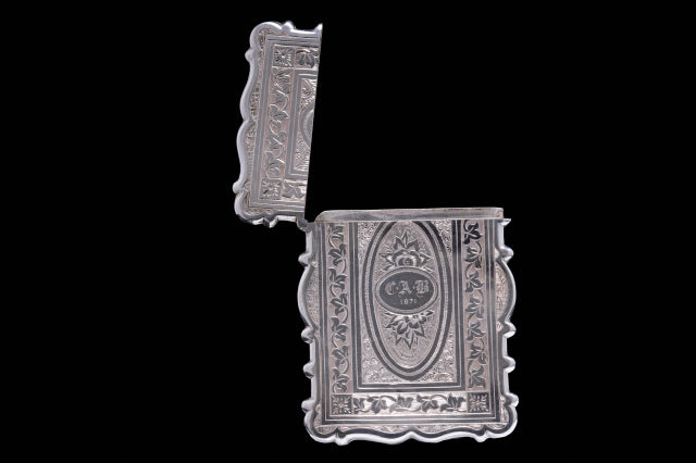 Victorian Sterling Silver  Calling Card Case