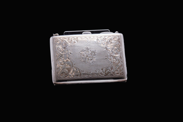 Victorian Sterling Silver Purse with Pencil.