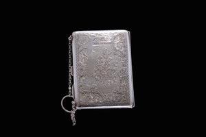 Victorian Sterling Silver Purse with Pencil.