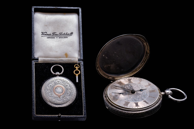 Victorian Sterling Silver Pocket Watch