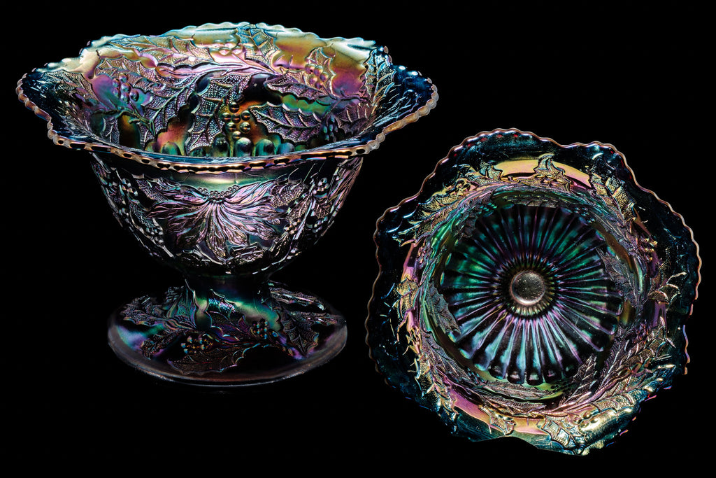 Rare Carnival Glass Chalice.   SOLD