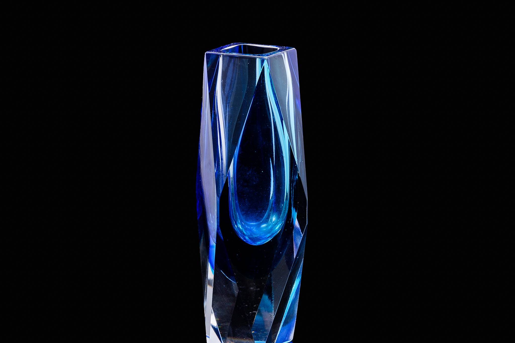 Mid Century Murano Art Glass Vase