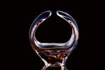 C1960 Mid Century Mstisov Moser Czechoslovakian Art Glass Basket.   SOLD