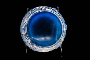 C1920-30 Ettling Opalescent Glass Covered Trinket Box.