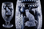 Edinburgh Crystal Limited Edition Otter Vase.