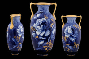 Edwardian Royal Doulton Twin Handled Vase