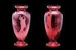 Victorian Mary Gregory Glass Vase