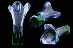 Mid Century Czechoslovakian Art Glass Vase.