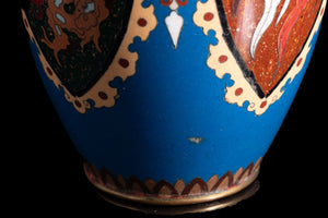 Victorian Pair of Japanese Cloissone Vases.