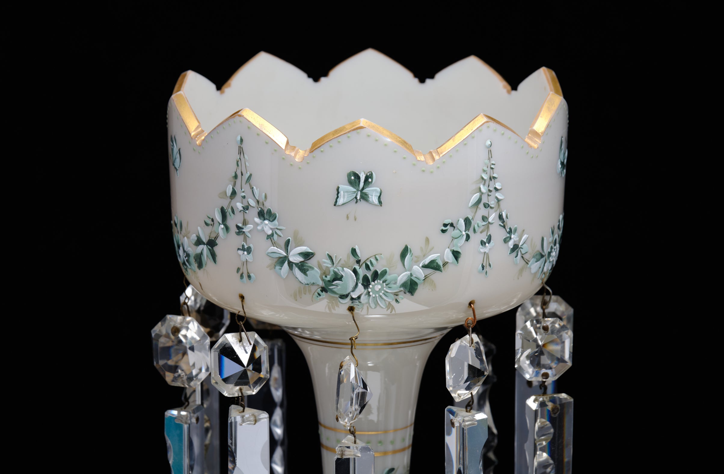 Victorian Lustre Vase.