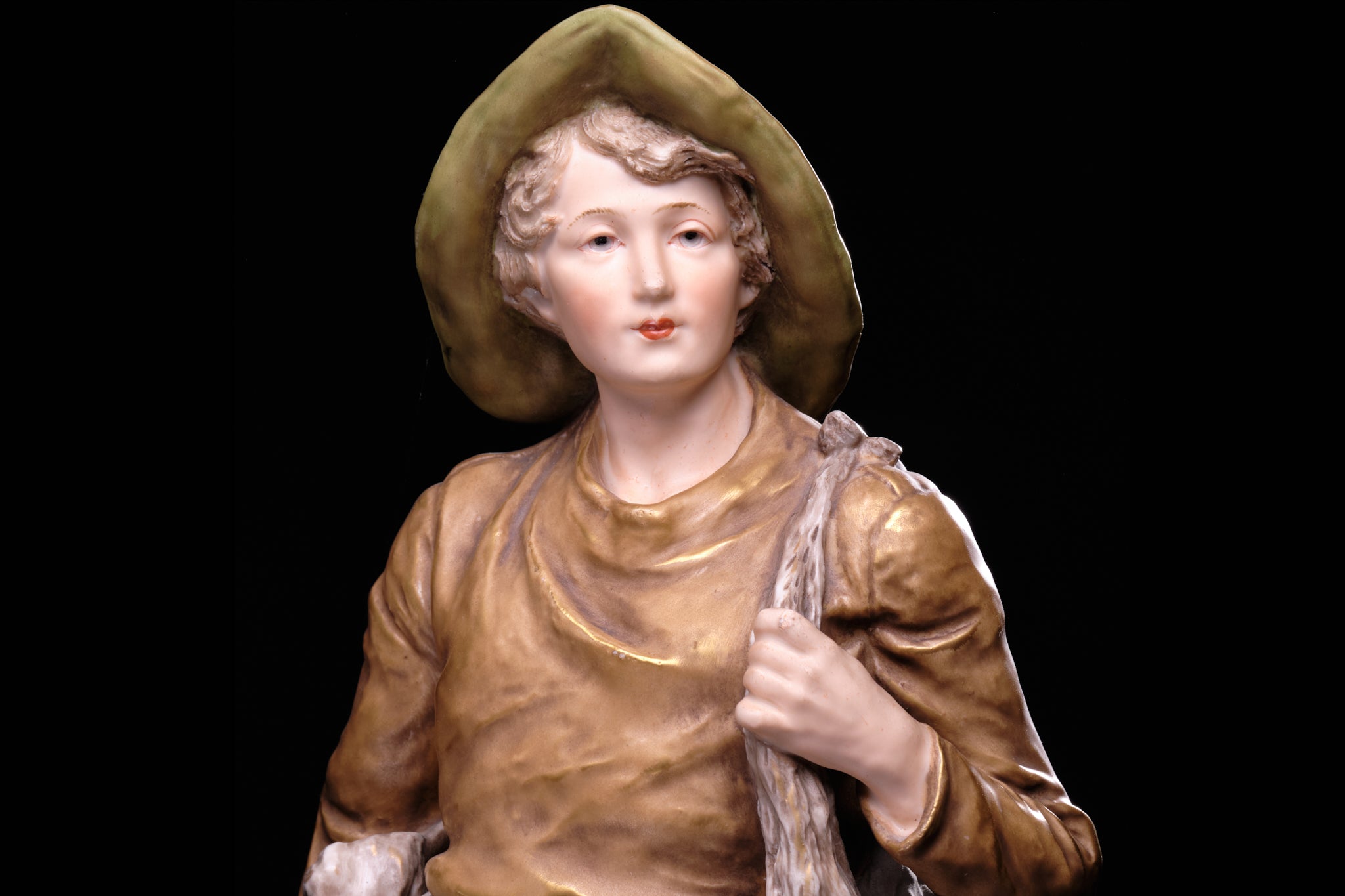 Czechoslovakian Royal Dux Figurine of a Boy.