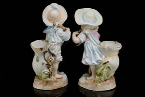 Victorian Pair of Bisque Figurines.