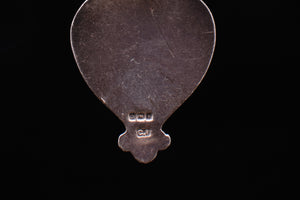 Art Nouveau Sterling Silver and Enamel Pendant.