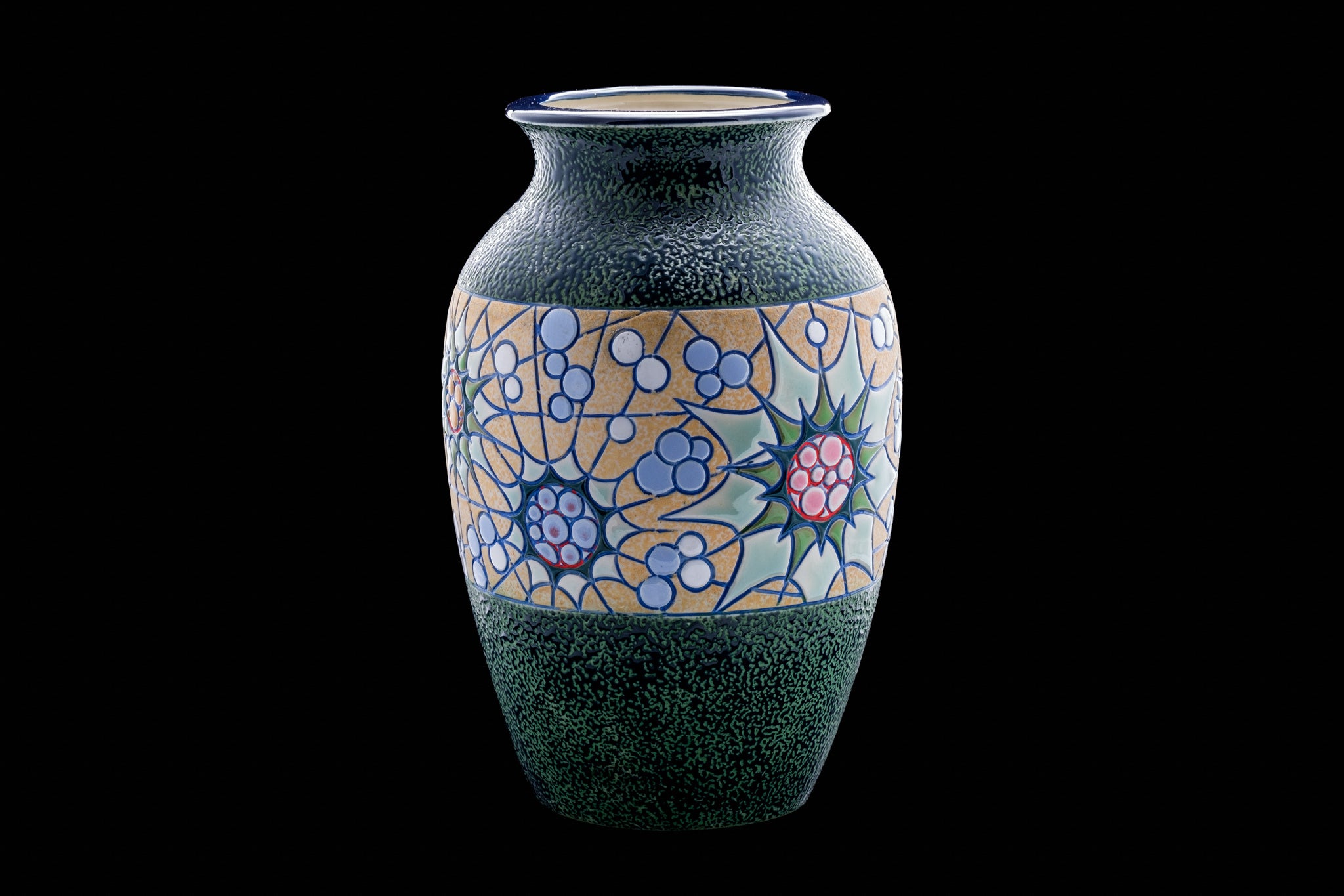 Czechoslovakian Imperial Amphora Vase.