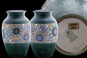 Czechoslovakian Imperial Amphora Vase.