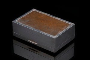 Edwardian Sterling Silver Cigarette Box.