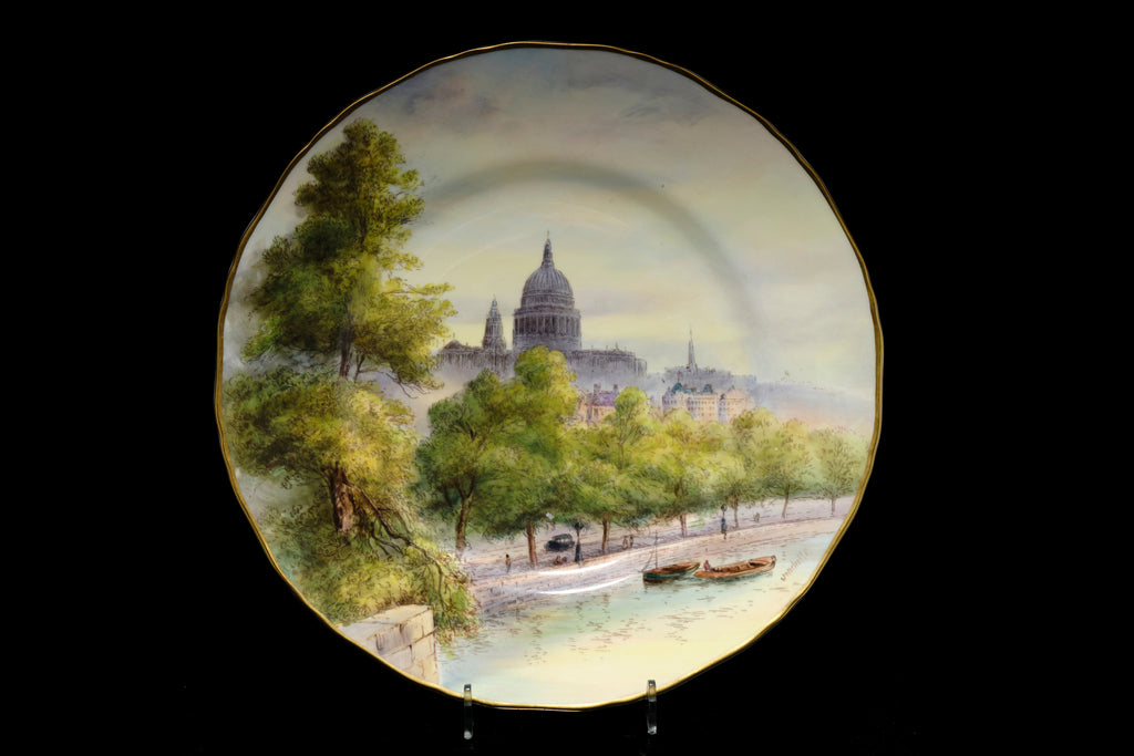 Royal Worcester Handpainted Cabinet Plate by Nicolls.