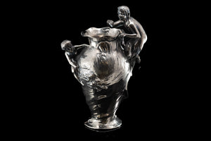 W.M.F. Silverplated Merman Vase.