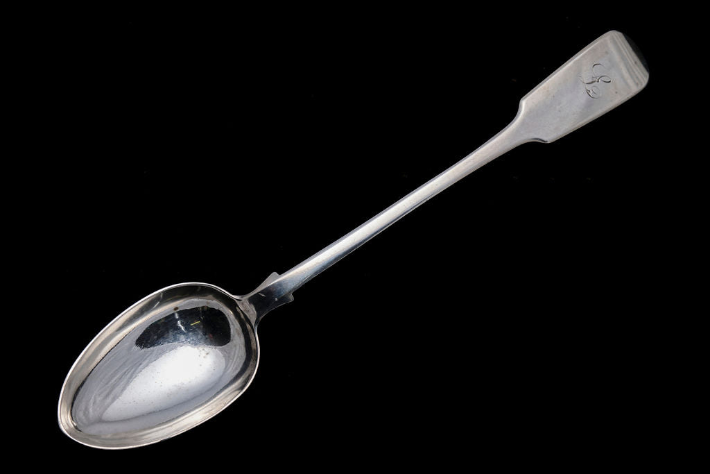 Early Victorian Sterling Silver Basting Spoon.