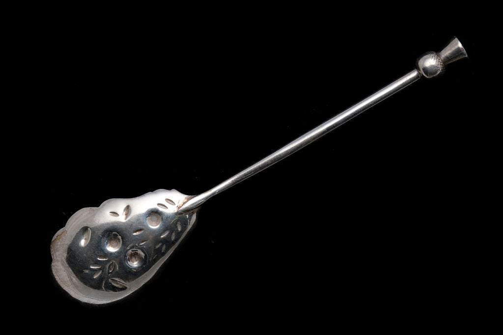 Provincial Scottish Sterling Silver Berry Spoon.