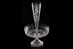 Edwardian Etched Glass Single Flute Epergne.