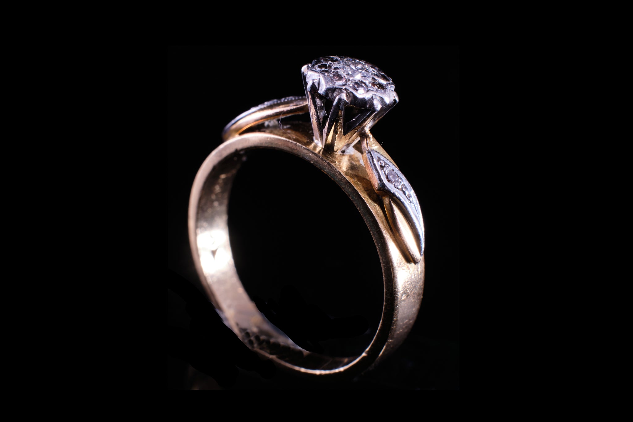 Edwardian Gold, Platinum and Diamond Ring.