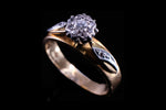 Edwardian Gold, Platinum and Diamond Ring.