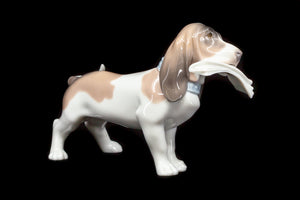 Lladro 'Basset Dog' Figurine