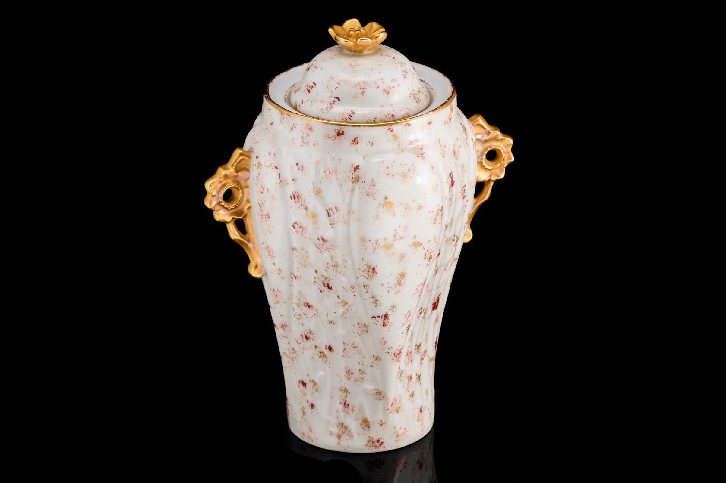 Victorian Lidded Pot by William Guerin for Limoge.
