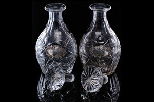 Pair of Early Victorian Decanters.