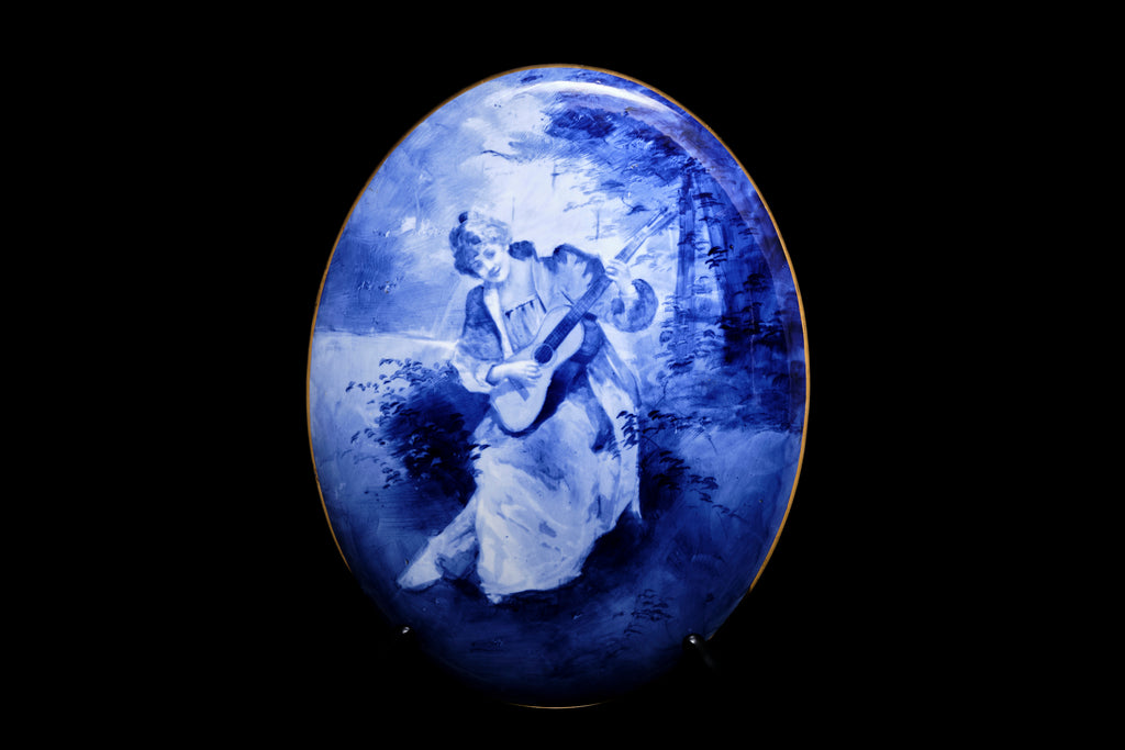 Royal Doulton "Blue Children Series" Rare Plaque.   SOLD