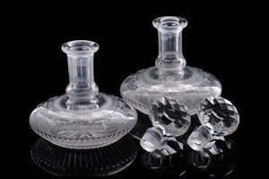 A Pair of Georgian Marriage Decanters.