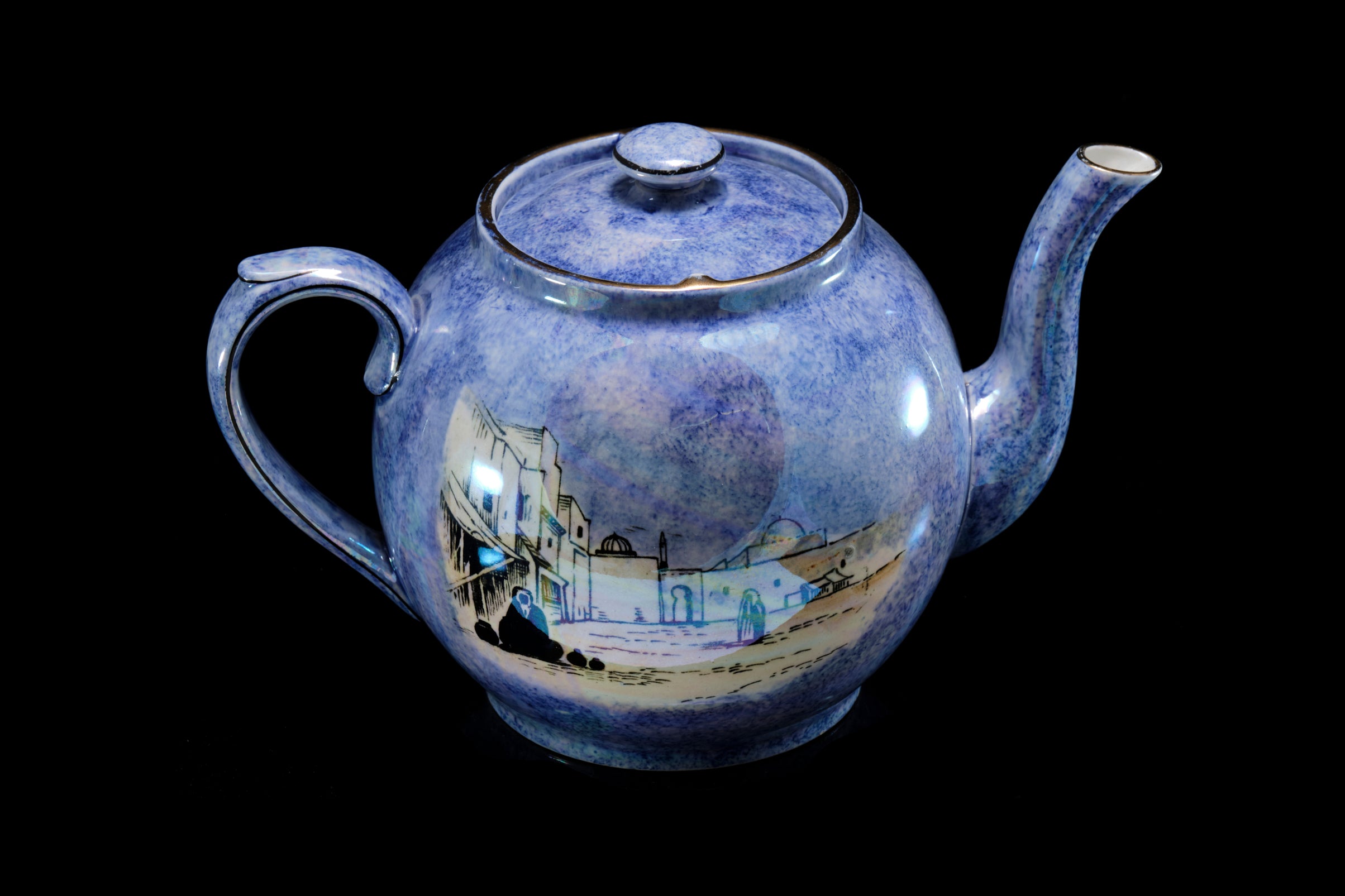 Edwardian Grimwades "Glimpses of the East" Teapot.