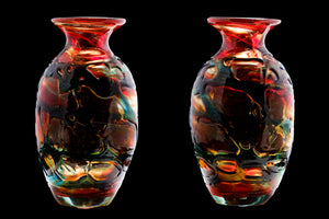 Mid Century Mdina Art Glass Vase.