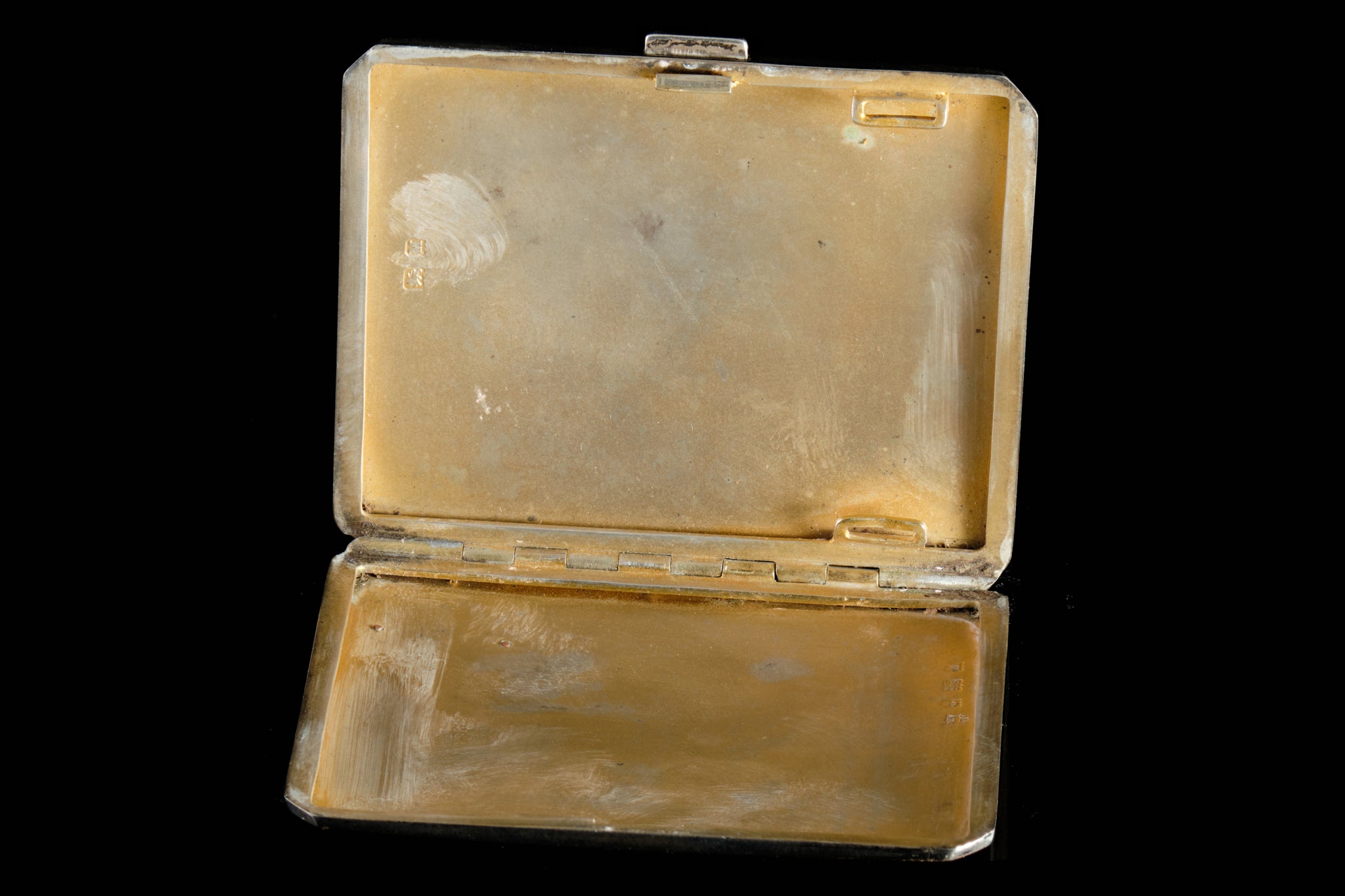 Edwardian Sterling Silver Cigarette Case.