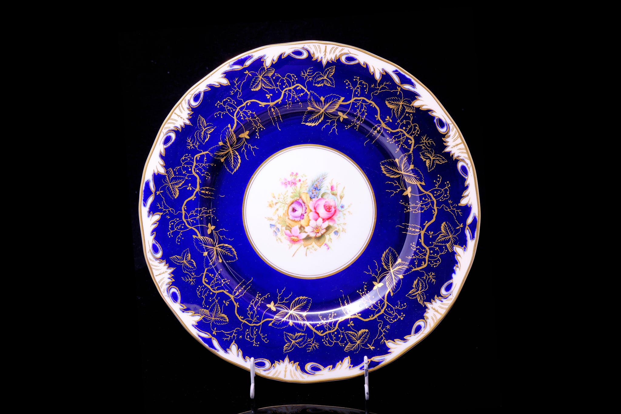 Hand Painted Royal Worcester Bone China Cabinet Plate.