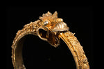 Vintage Handmade Gilded Dragon Bracelet.