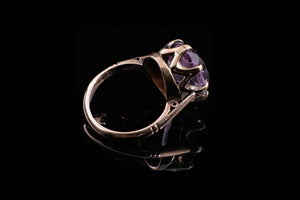 Edwardian Gold and Amethyst Ring.