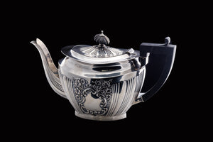 Victorian Sterling Silver Teapot.