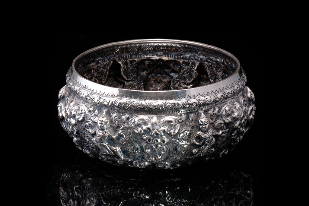 Vintage Silver Bowl made in Thailand.